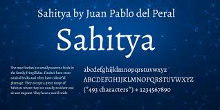 フォント Sahitya